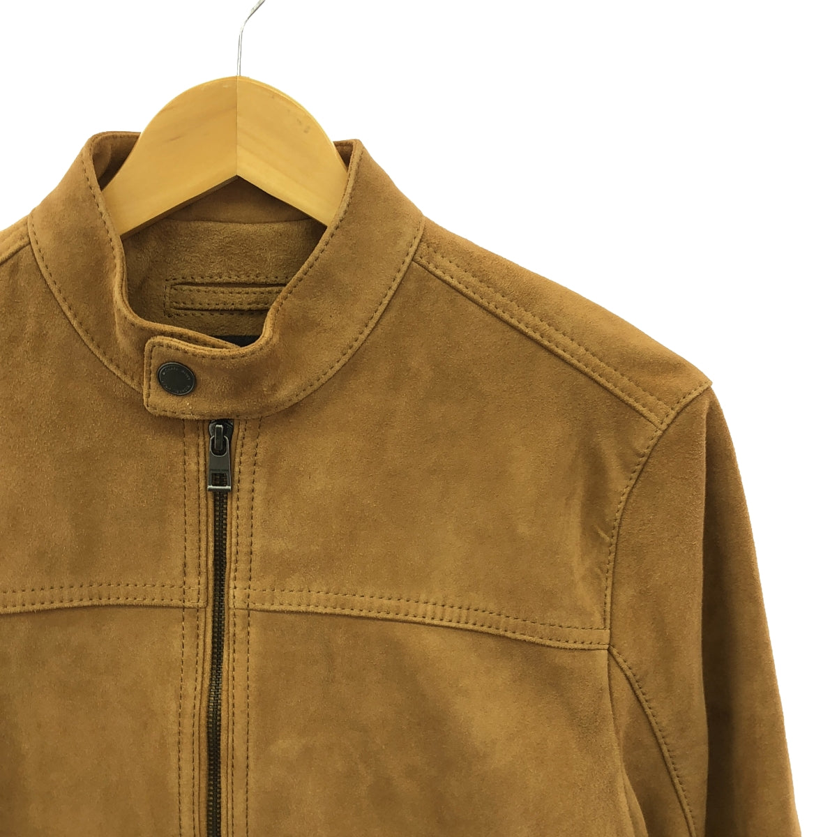 MICHAEL KORS | Goat suede leather single jacket / Fully lined | S | Men's