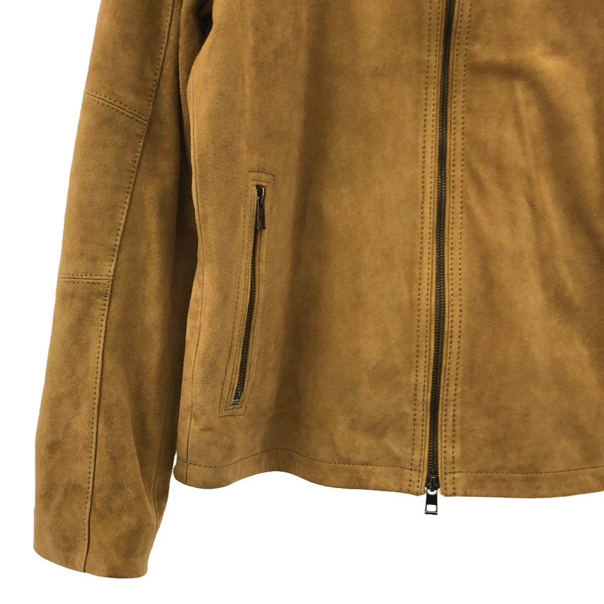 MICHAEL KORS | Goat suede leather single jacket / Fully lined | S | Men's