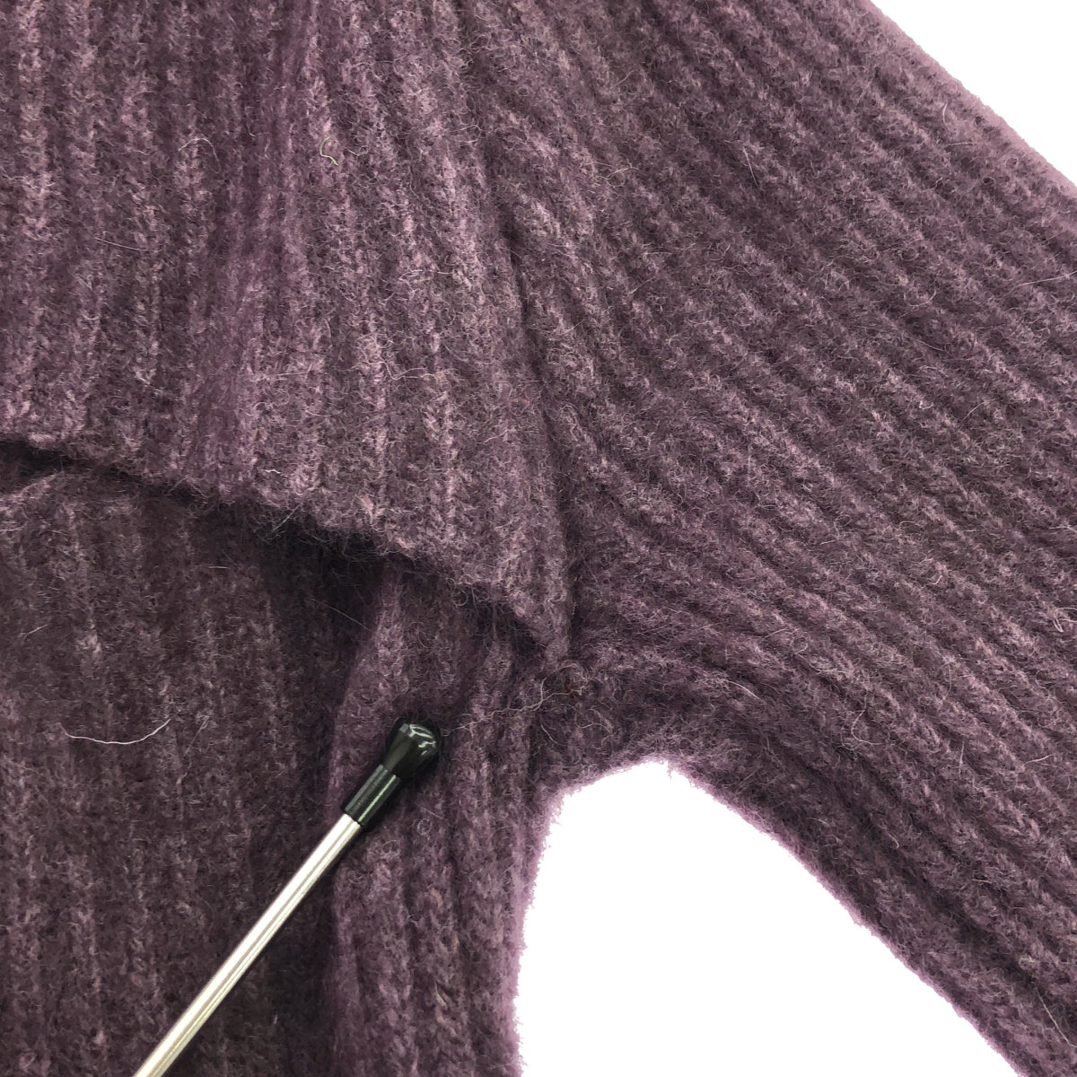 LEINWANDE / ラインヴァンド | バック オープン ニット | F | パープル | レディース