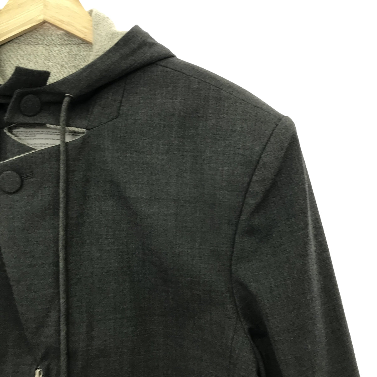 [Good Condition] NEU IN | 2023AW | Hoodie shirt jacket | S | Gray | Men's