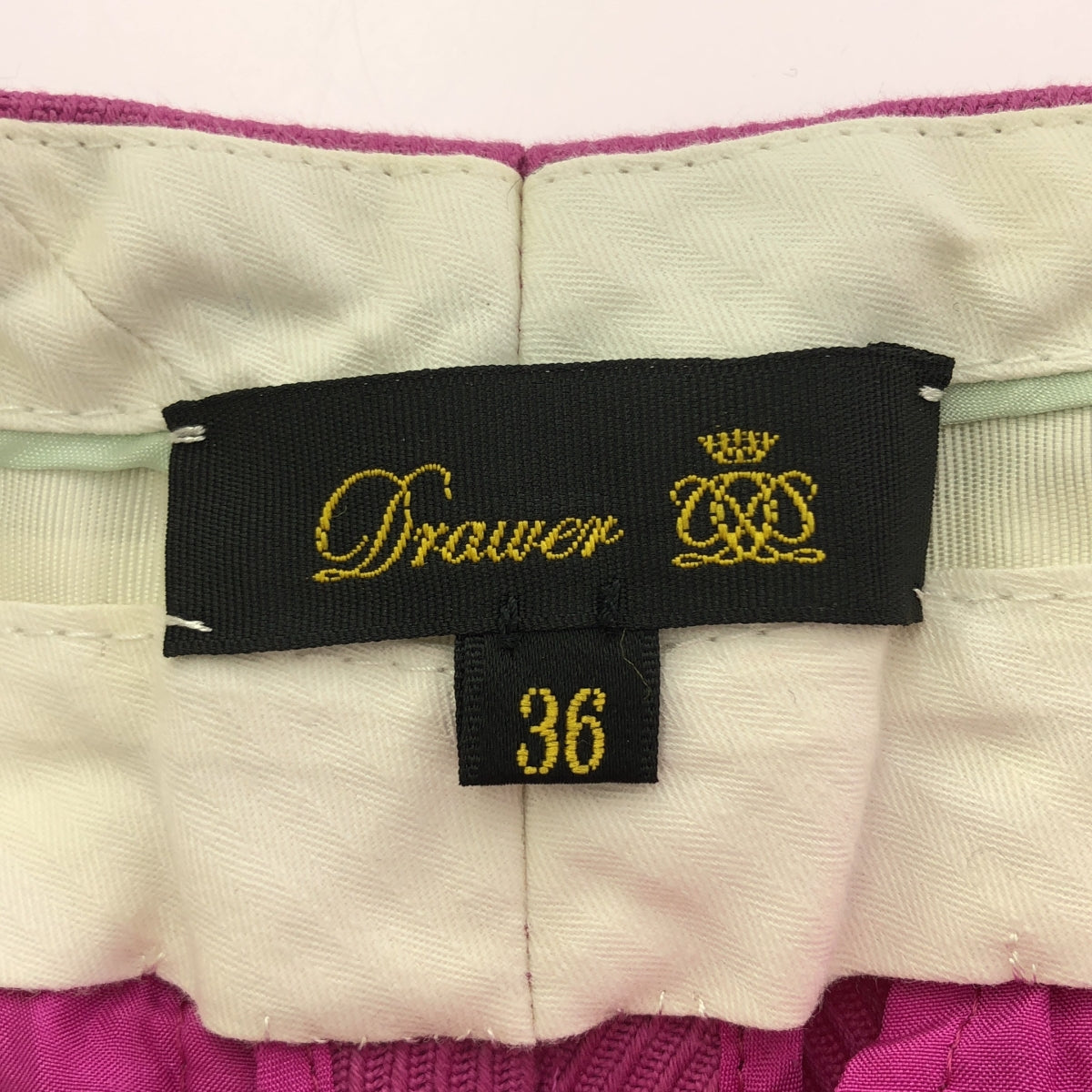 Drawer / 드로어 | 코듀로이 슬랙스 팬츠 | 36 | 핑크 | 여성