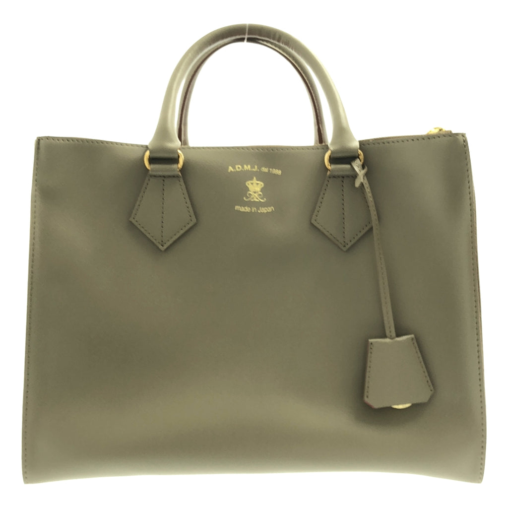 A.D.M.J. / エーディーエムジェイ | レザー トート ハンド バッグ |