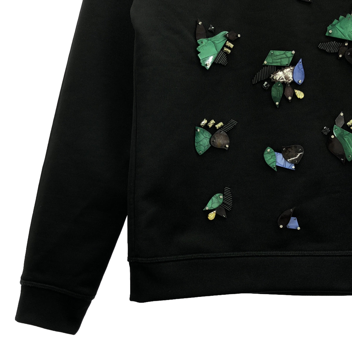 KENZO | Beaded sweatshirt | M | Black | Women's