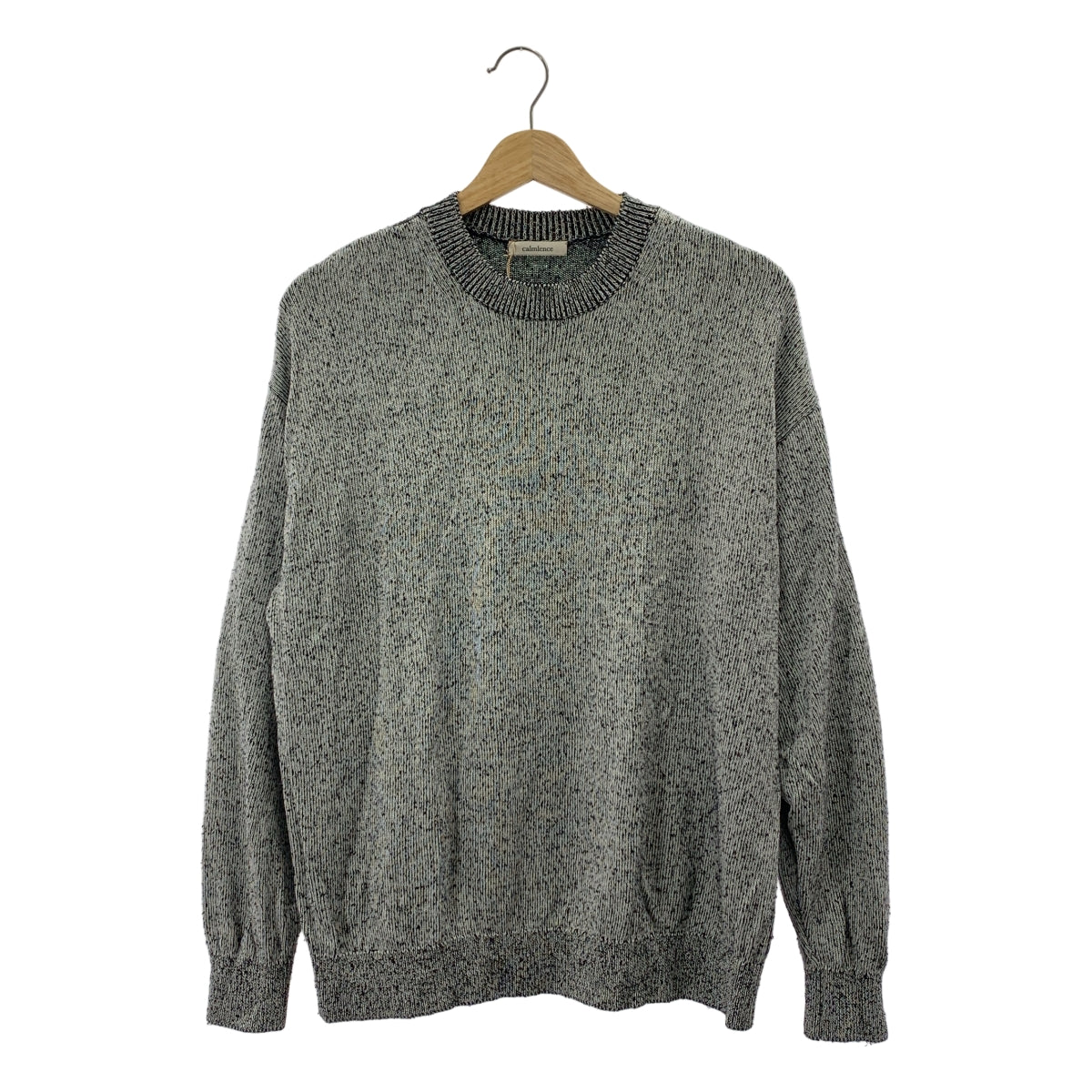 calmlence / カームレンス | Crew Neck Pullover Silk Plating シルク クルーネックニット | 1 |