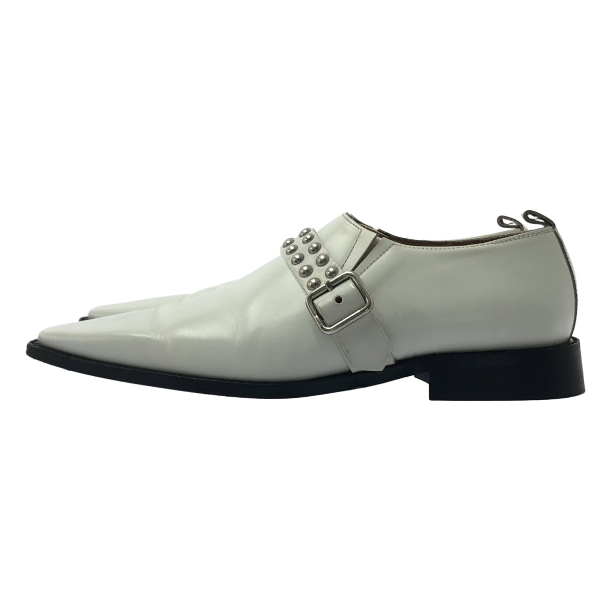 COMME des GARCONS / コムデギャルソン | レザー スタッズストラップ シューズ 革靴 | 23.5 | レディース