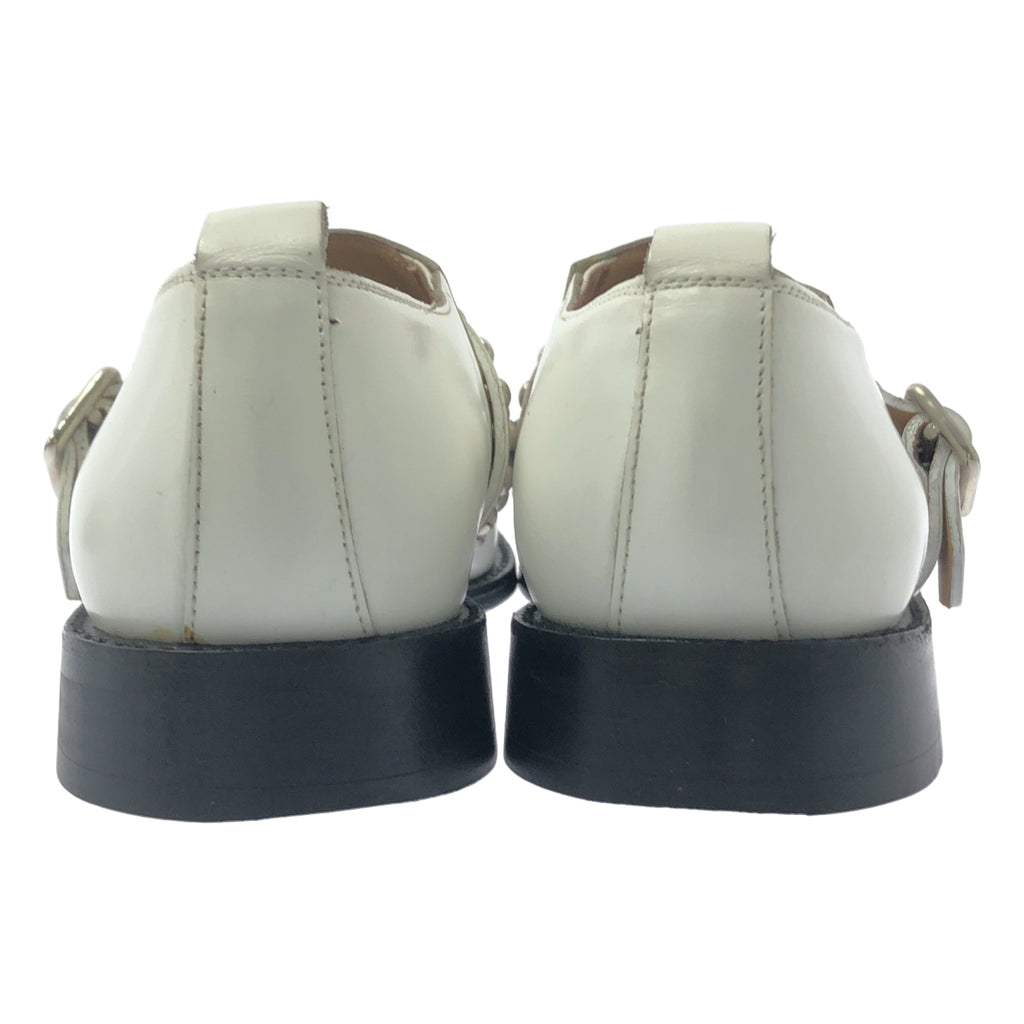 COMME des GARCONS / コムデギャルソン | レザー スタッズストラップ シューズ 革靴 | 23.5 | レディース