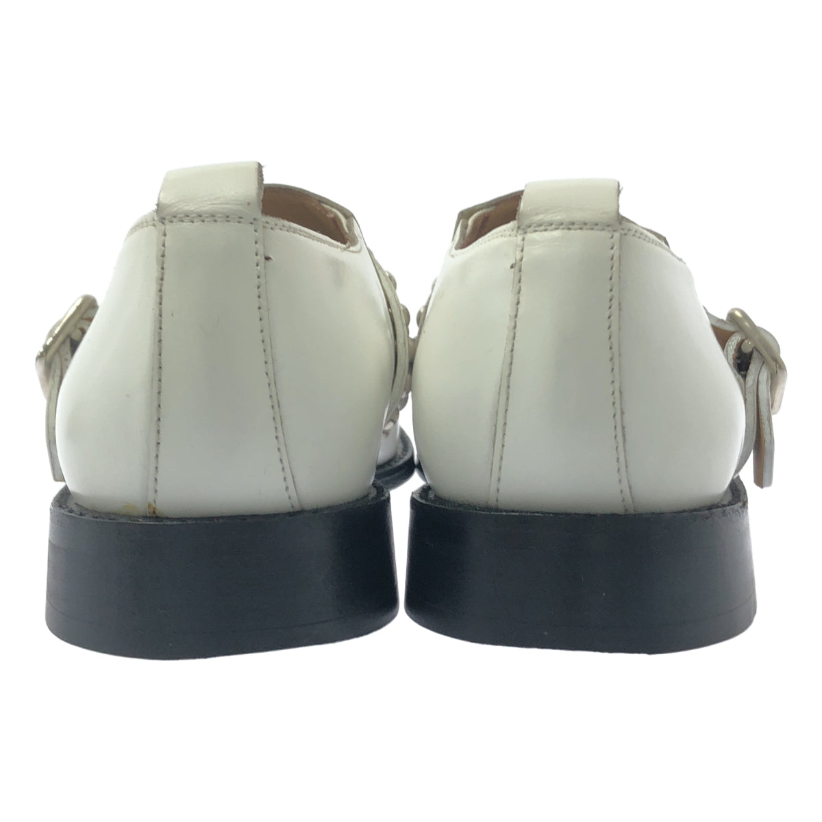 COMME des GARCONS / コムデギャルソン | レザー スタッズストラップ シューズ 革靴 | 23.5 | レディース