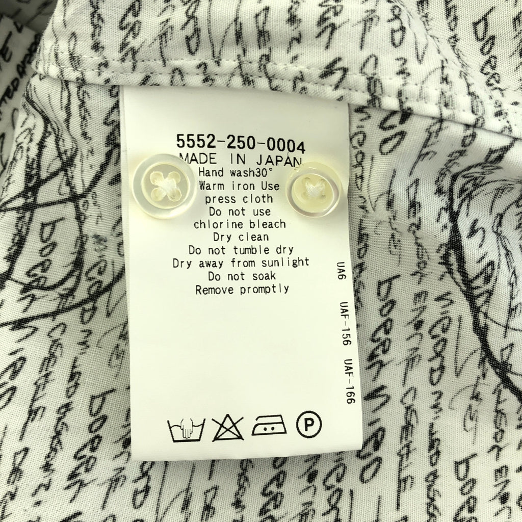 NIGOLD by UNITED ARROWS / ニゴールド バイ ユナイテッドアローズ | ×FUTURA BRD BD SHIRT フューチュラ アトミック柄 シャツ | S | ホワイト / ブラック | メンズ