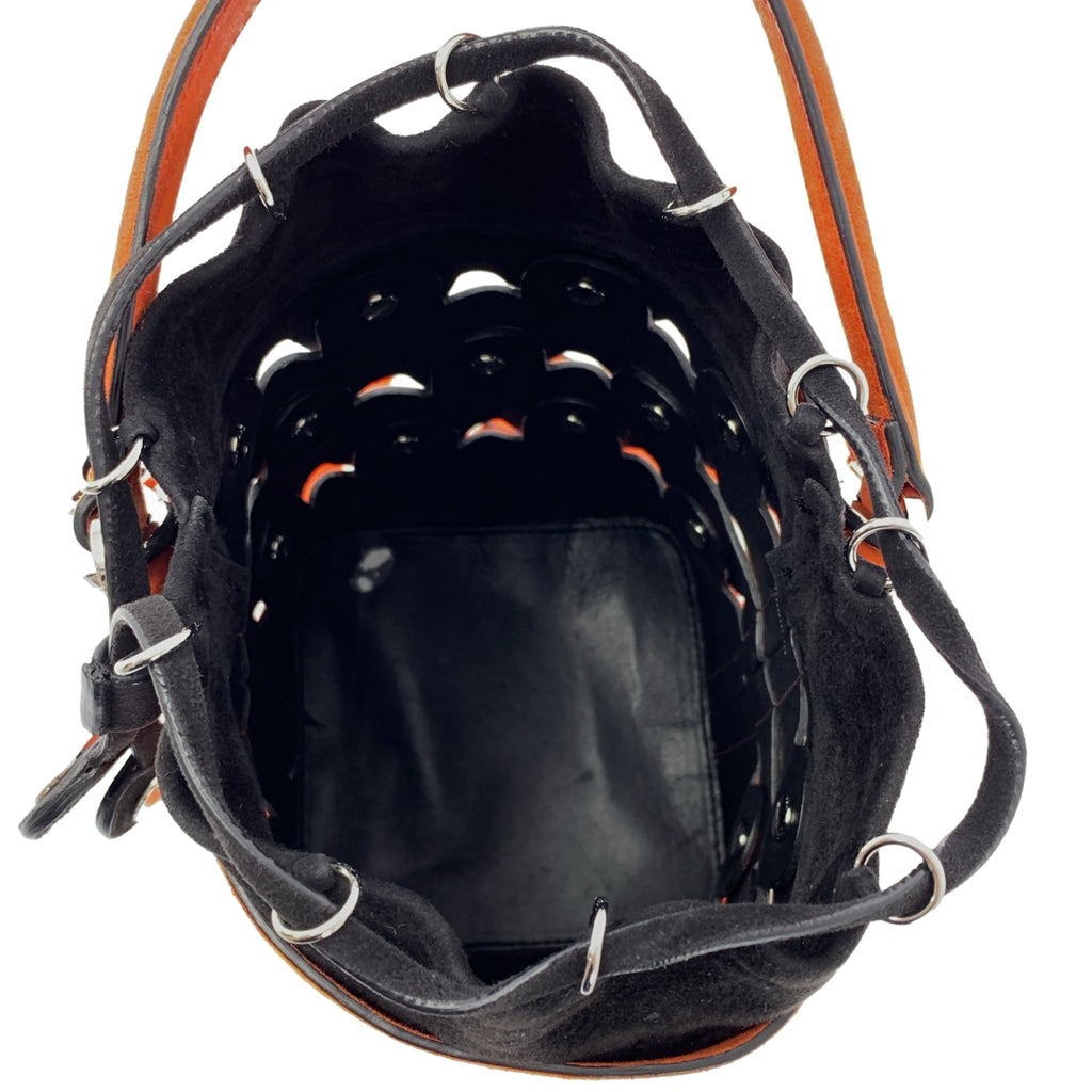 PIERRE HARDY / ピエールアルディ | Penny Bucket Bag / 2way ショルダー付き スエード レザー ペニー バケット ハンドバッグ |