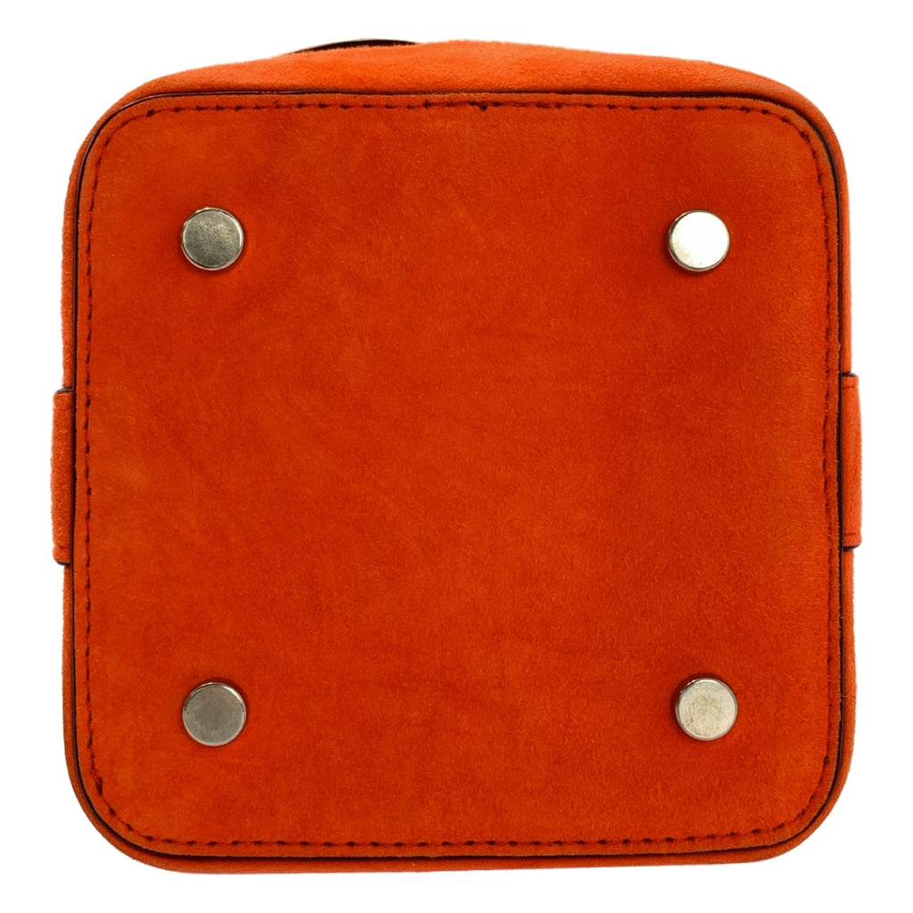 PIERRE HARDY / ピエールアルディ | Penny Bucket Bag / 2way ショルダー付き スエード レザー ペニー バケット ハンドバッグ |