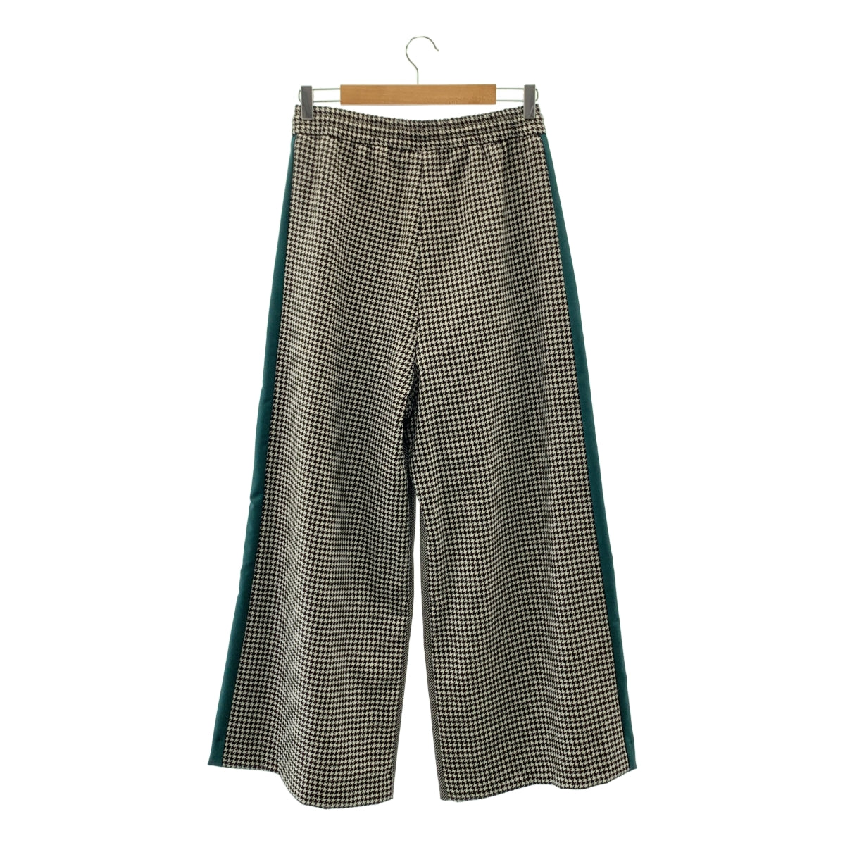 BARNEYS NEWYORK / 버니즈 뉴욕 | 치토리 격자 헤링본 사이드 라인 드로우 스트링 이지 팬츠 | 38 |