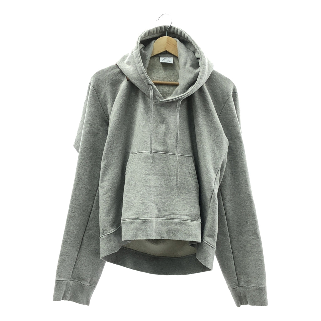 VETEMENTS / ヴェトモン | 2018AW | バックロゴ プリント プルオーバー パーカー | XS | グレー | メンズ