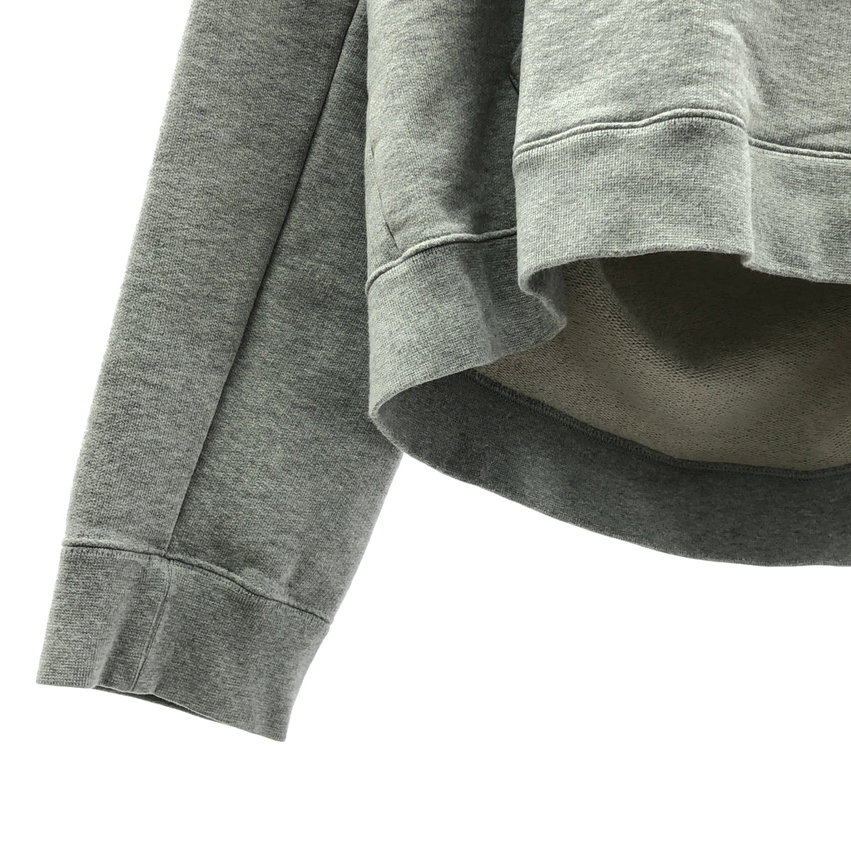 VETEMENTS / ヴェトモン | 2018AW | バックロゴ プリント プルオーバー パーカー | XS | グレー | メンズ