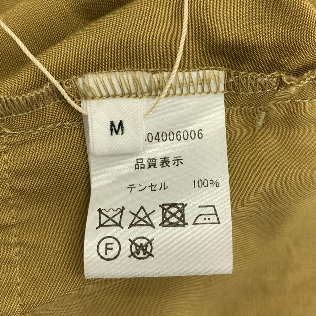 NOWOS / 노워스 | 텐셀 오버 실루엣 셔츠 | M | 여성