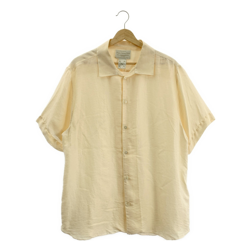 RANRA / 란라 | 2025SS | Sun Silk Ripstop S/S Shirt 산 실크 립스톱 반소매 셔츠 | M | 남성