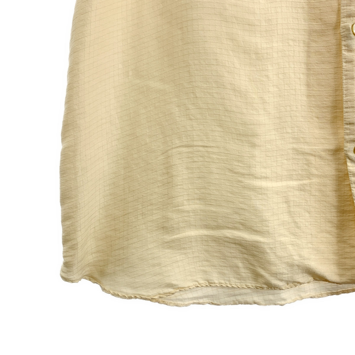 RANRA / 란라 | 2025SS | Sun Silk Ripstop S/S Shirt 산 실크 립스톱 반소매 셔츠 | M | 남성