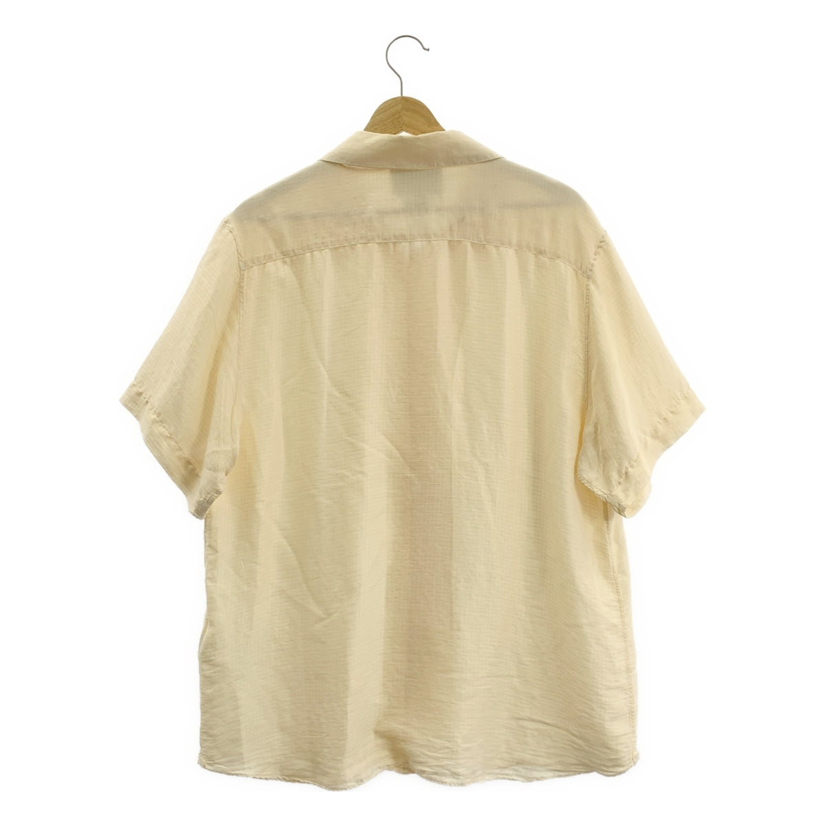 RANRA / 란라 | 2025SS | Sun Silk Ripstop S/S Shirt 산 실크 립스톱 반소매 셔츠 | M | 남성