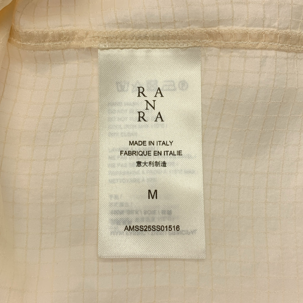 RANRA / 란라 | 2025SS | Sun Silk Ripstop S/S Shirt 산 실크 립스톱 반소매 셔츠 | M | 남성