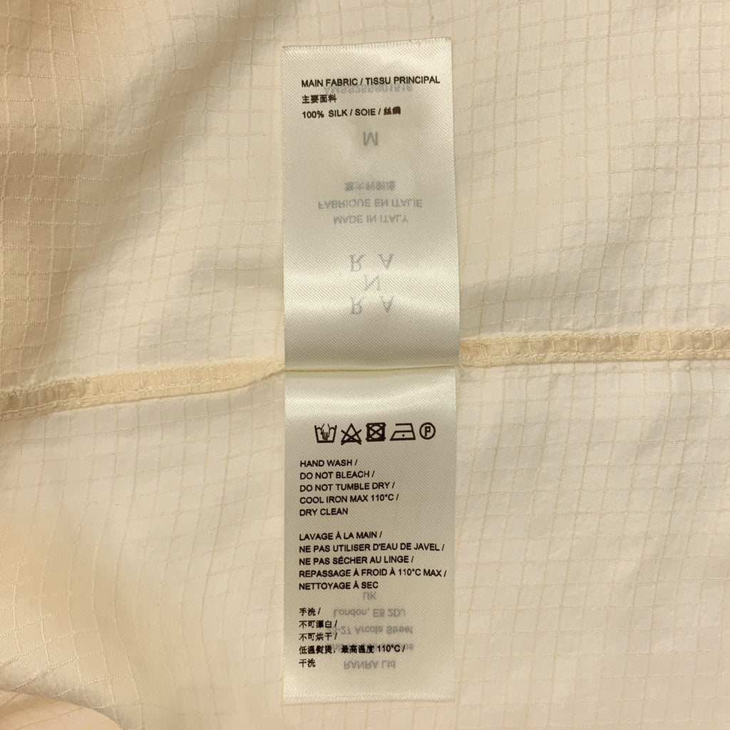 RANRA / 란라 | 2025SS | Sun Silk Ripstop S/S Shirt 산 실크 립스톱 반소매 셔츠 | M | 남성