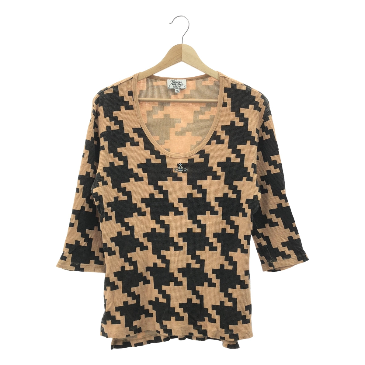 Vivienne Westwood 男裝 | 圓球刺繡露領全印花保暖上衣 | 尺寸 46 | 男款