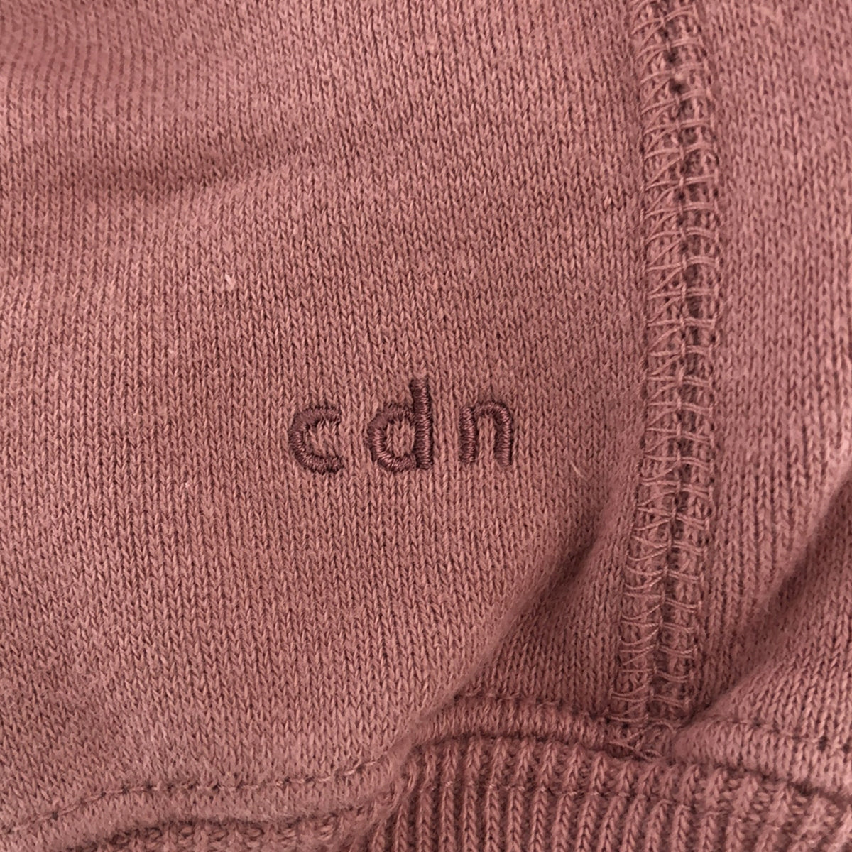 【美品】  CREDONA / クレドナ | cdn刺しゅう ロゴスウェット | F | ピンク | レディース