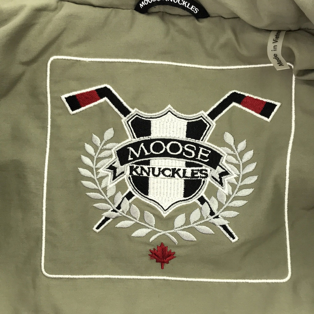 MOOSE KNUCKLES / ムースナックルズ | フォックスファーフード付 ダウンコート | L | カーキ | レディース