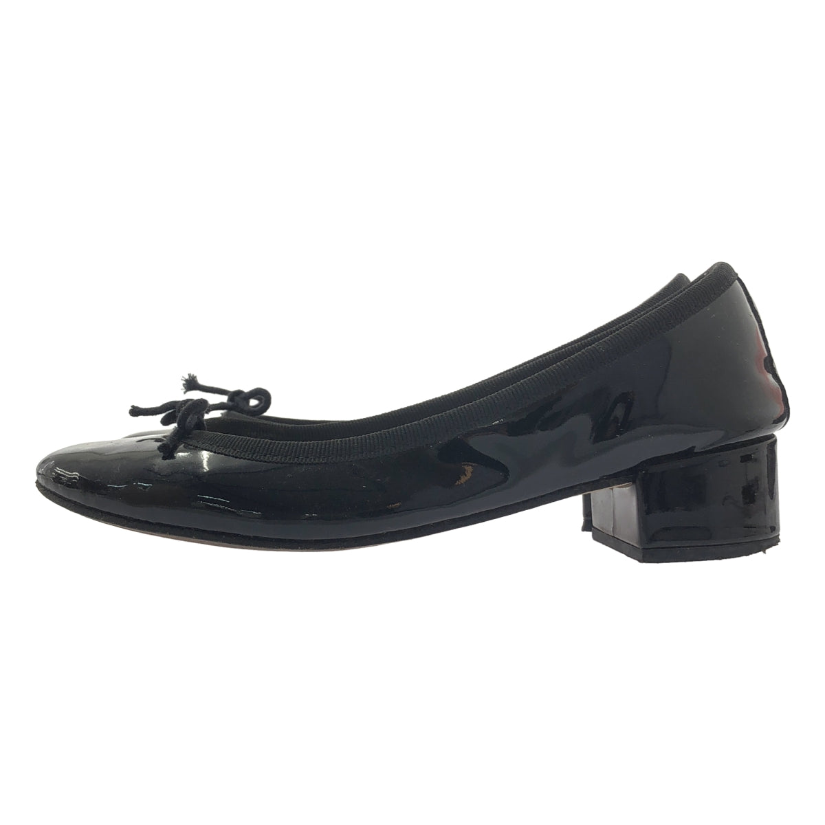 Repetto | 漆皮緞帶高跟芭蕾平底鞋 | 35碼 | 女款