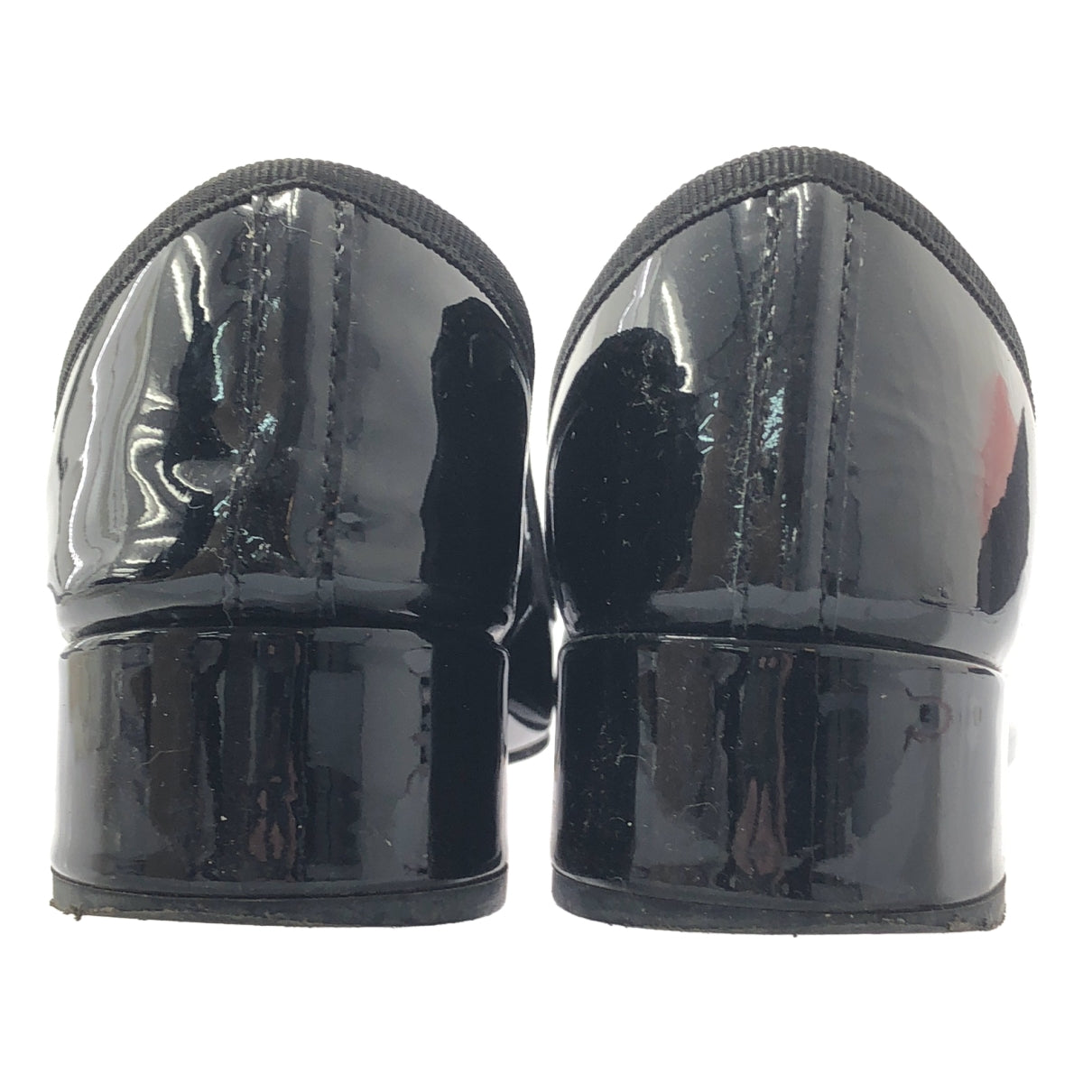 Repetto | 漆皮緞帶高跟芭蕾平底鞋 | 35碼 | 女款