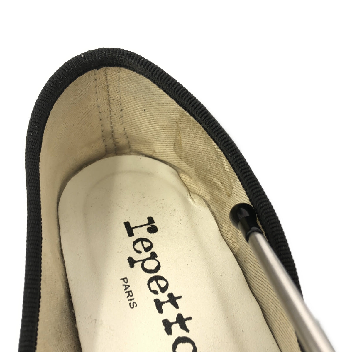 Repetto | 漆皮緞帶高跟芭蕾平底鞋 | 35碼 | 女款