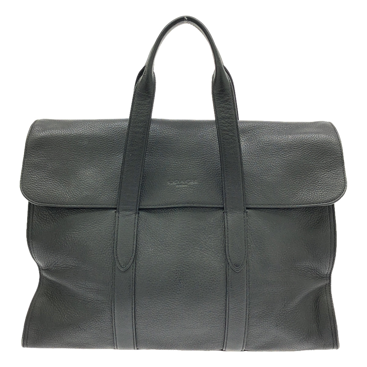 COACH / Coach | Metropolitan Portfolio / 58097 Leather Metropolitan Portfolio Tote Bag | Black | Men's