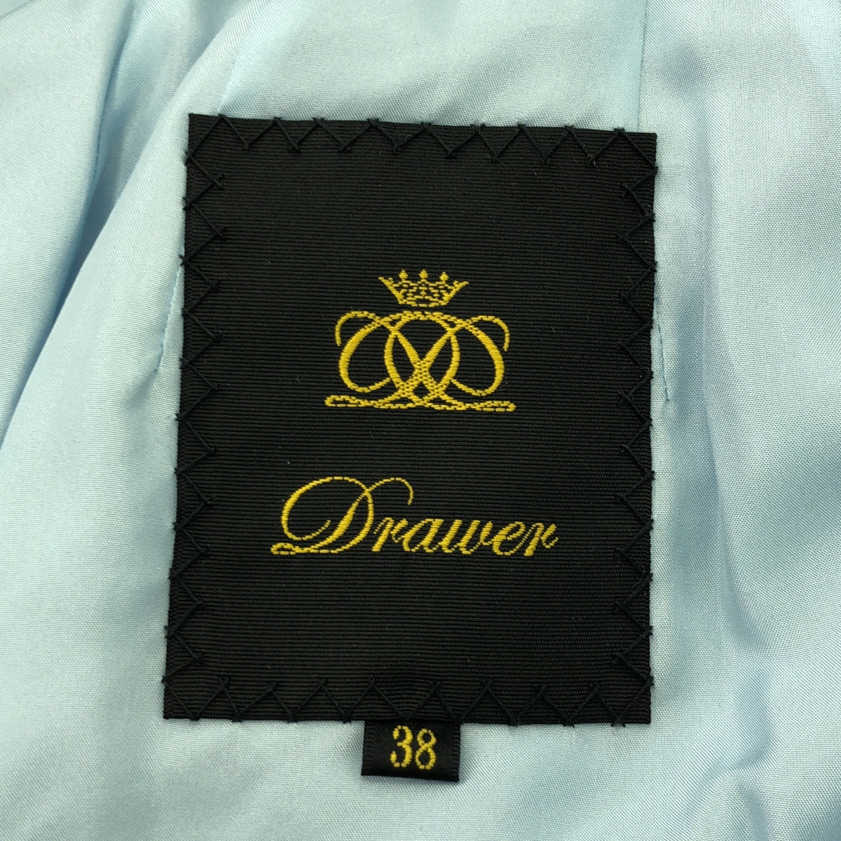 Drawer / 드로어 | 로고 스탠드 컬러 블루존 재킷 / 총 안감 | 38 | 블루계 |