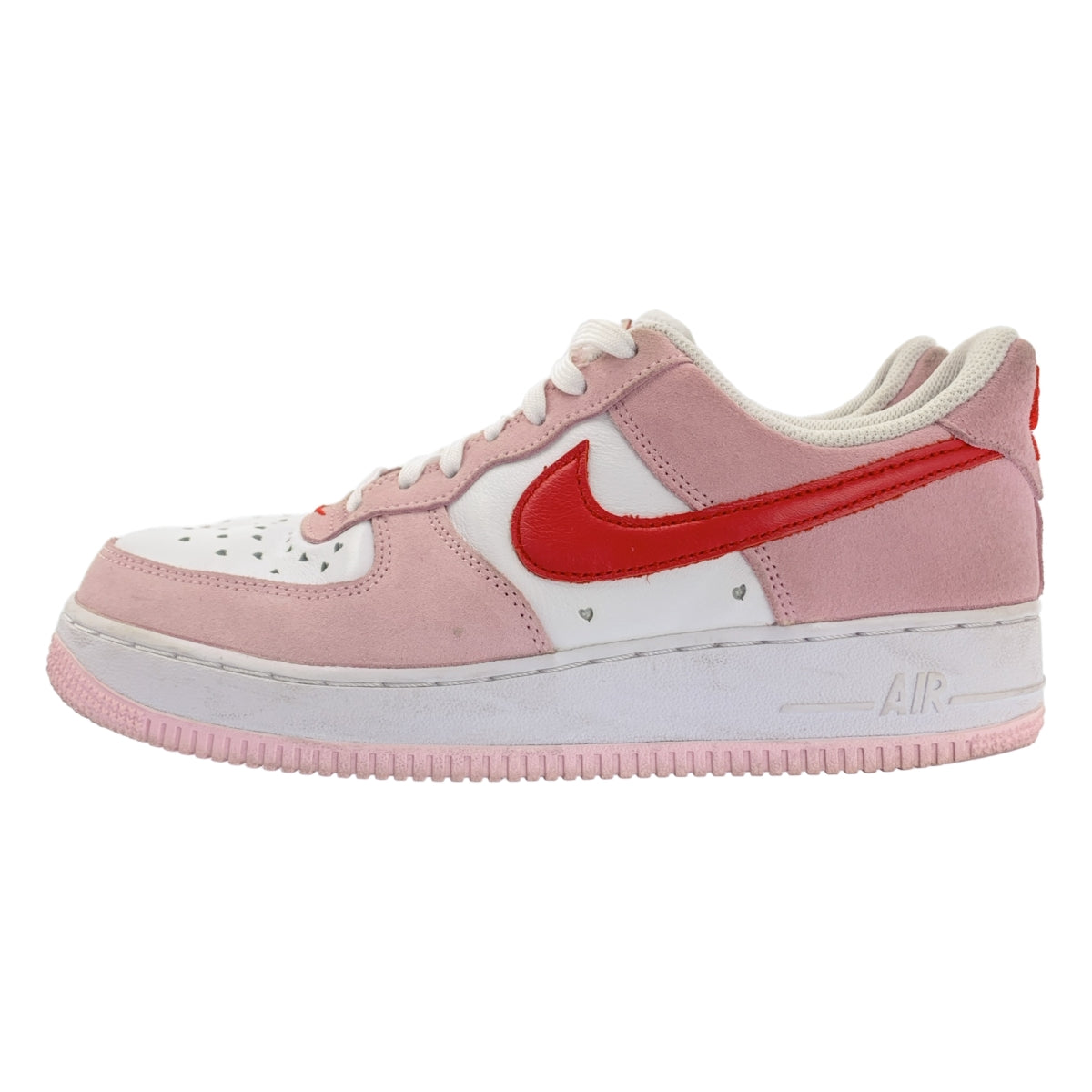 NIKE / ナイキ | 2021 | AIR FORCE 1 07 VALENTINE'S DAY エアフォース1 バレンタインデー スニーカー | 25 | ピンク / ホワイト / レッド | メンズ