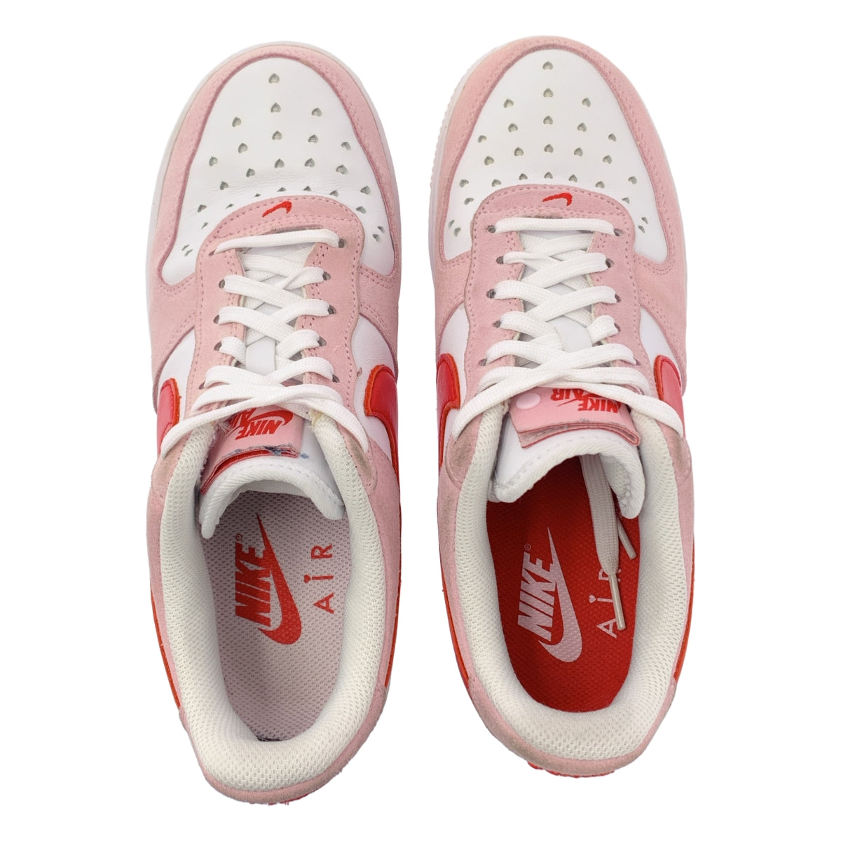 NIKE / ナイキ | 2021 | AIR FORCE 1 07 VALENTINE'S DAY エアフォース1 バレンタインデー スニーカー | 25 | ピンク / ホワイト / レッド | メンズ