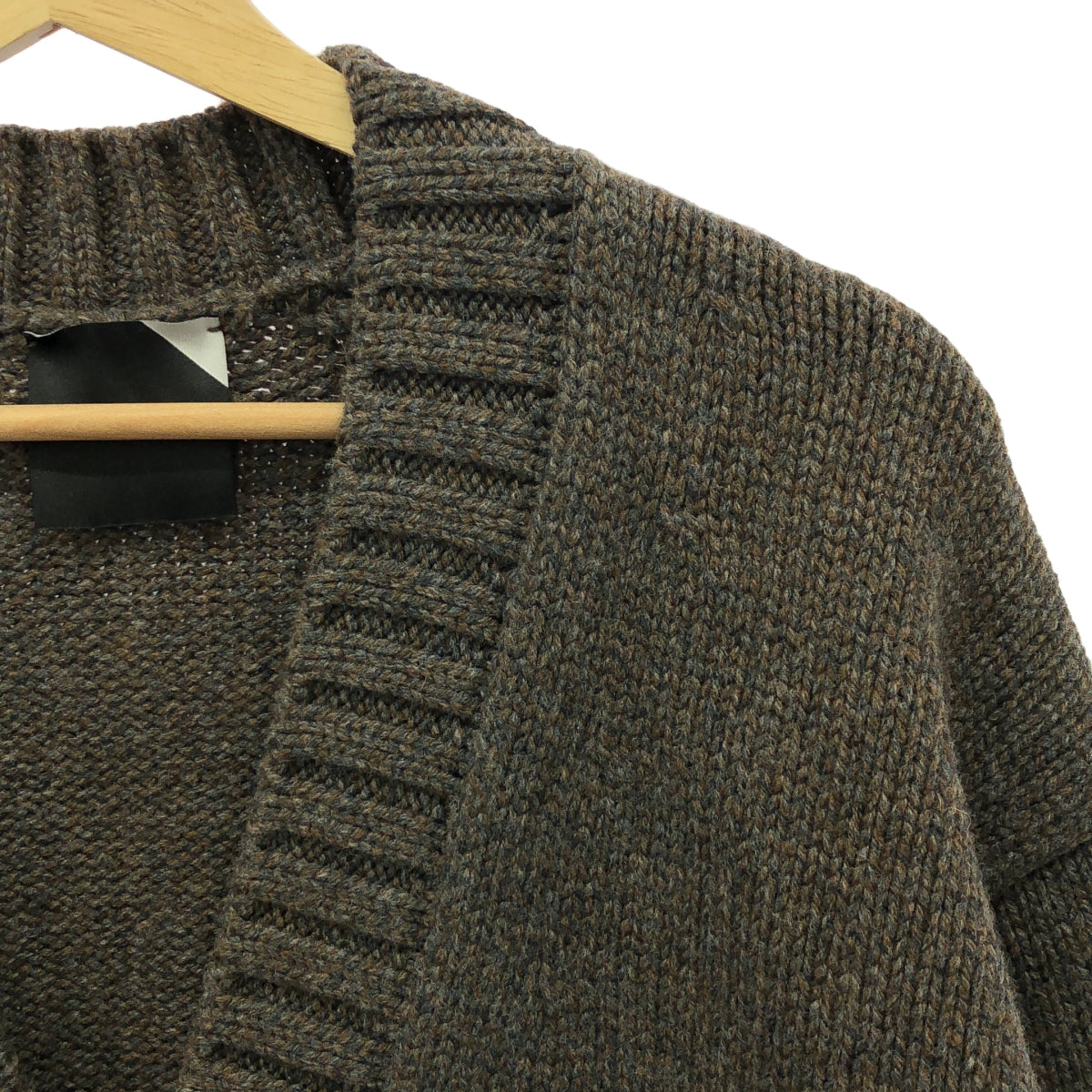 ATON |羊毛長開襟衫 | 02 |布朗 |女性的