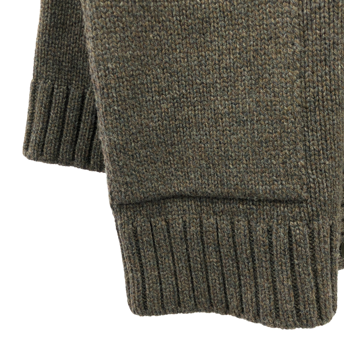 ATON |羊毛長開襟衫 | 02 |布朗 |女性的