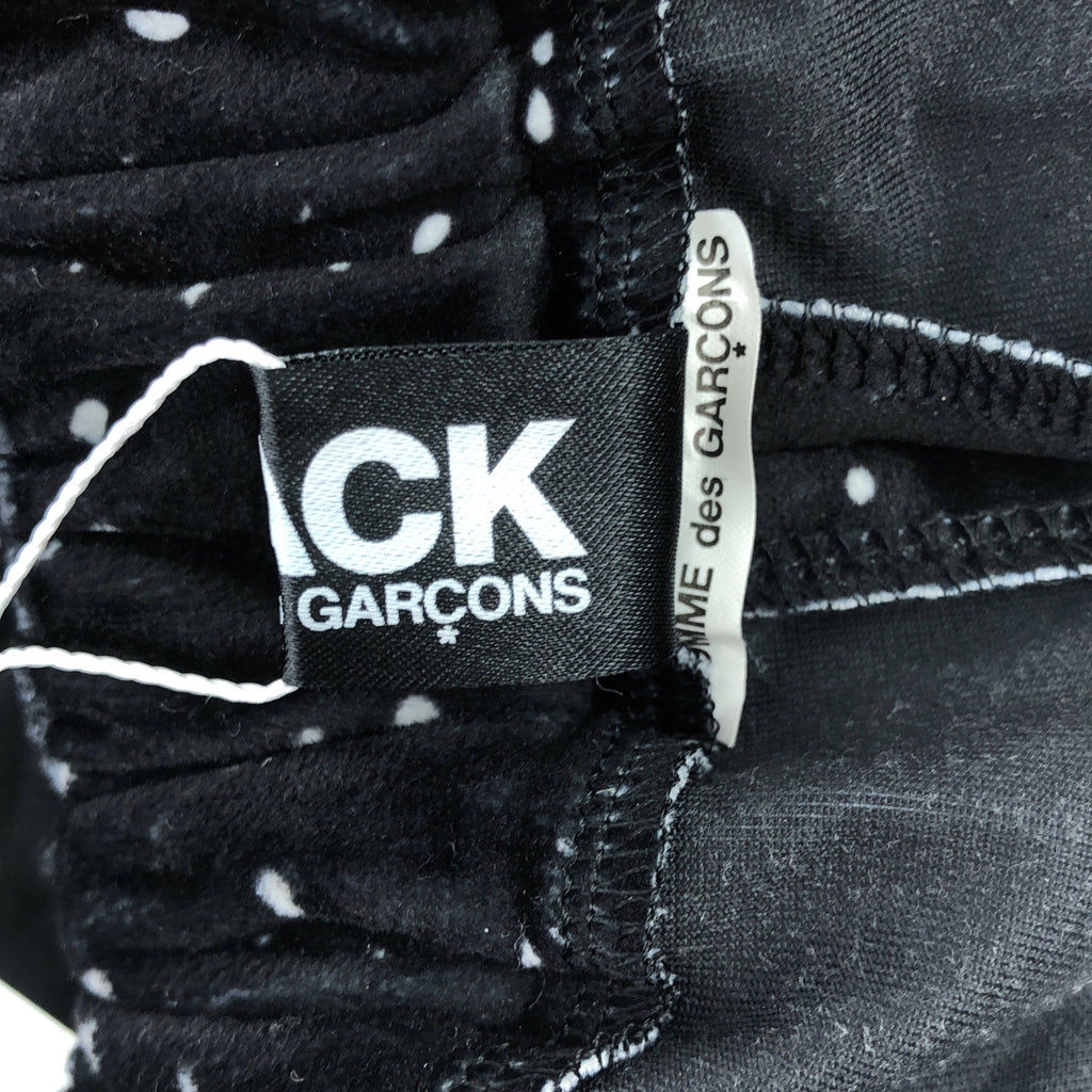 黑色 COMME des GARCONS | 2019秋冬 |聚酯纖維全身印花、變形、3D抽繩長裙 | S |黑/白 |女性的