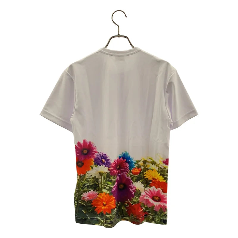 COMME des GARCONS COMME des GARCONS / 꼼꼼 | 꽃무늬 프린트 크루넥 컷ソー | XS | 여성