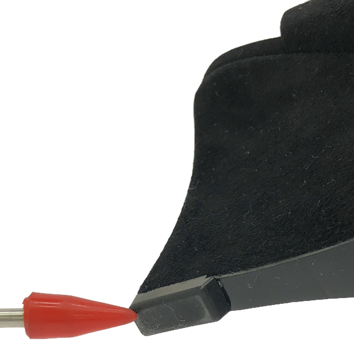 CELINE / セリーヌ | フィービー期 スエード レザー ストラップ サンダル | 36 1/2 | ブラック | レディース