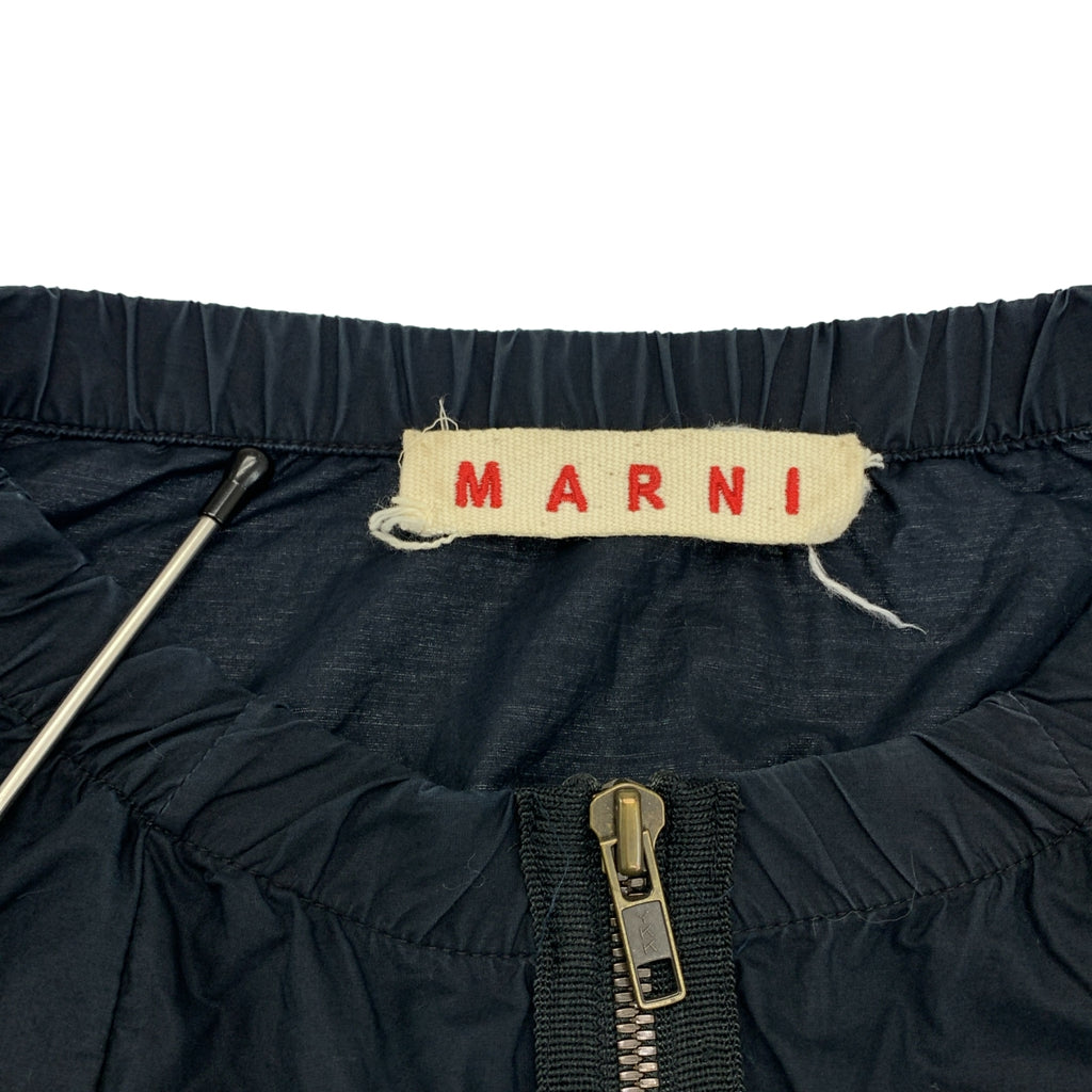 MARNI / マルニ | コットン ノーカラー ジップアップ ジャケット | 38 | レディース