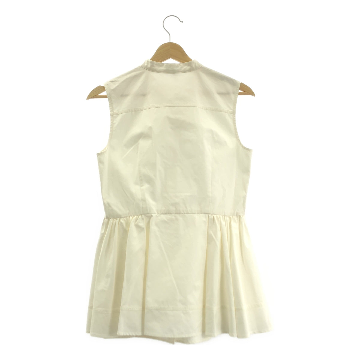 LUDLOW / 래드로 | 코튼 집결 민소매 블라우스 | F |