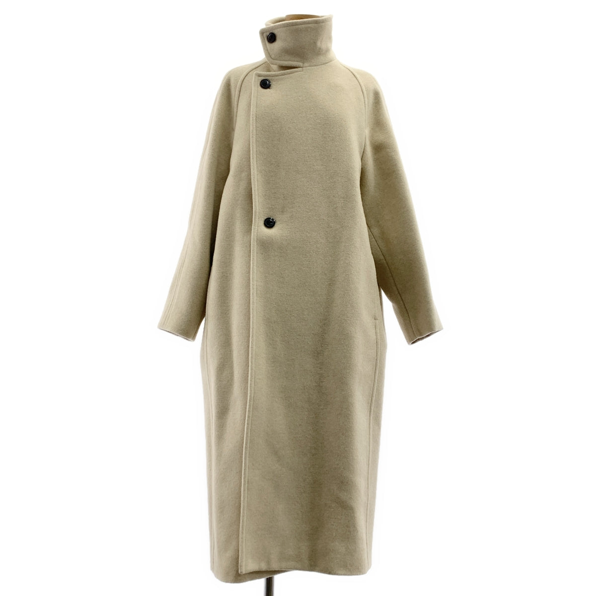 LOEFF / 로에프 | 더블 페이스 스탠드 컬러 코트 | 1 | 여성