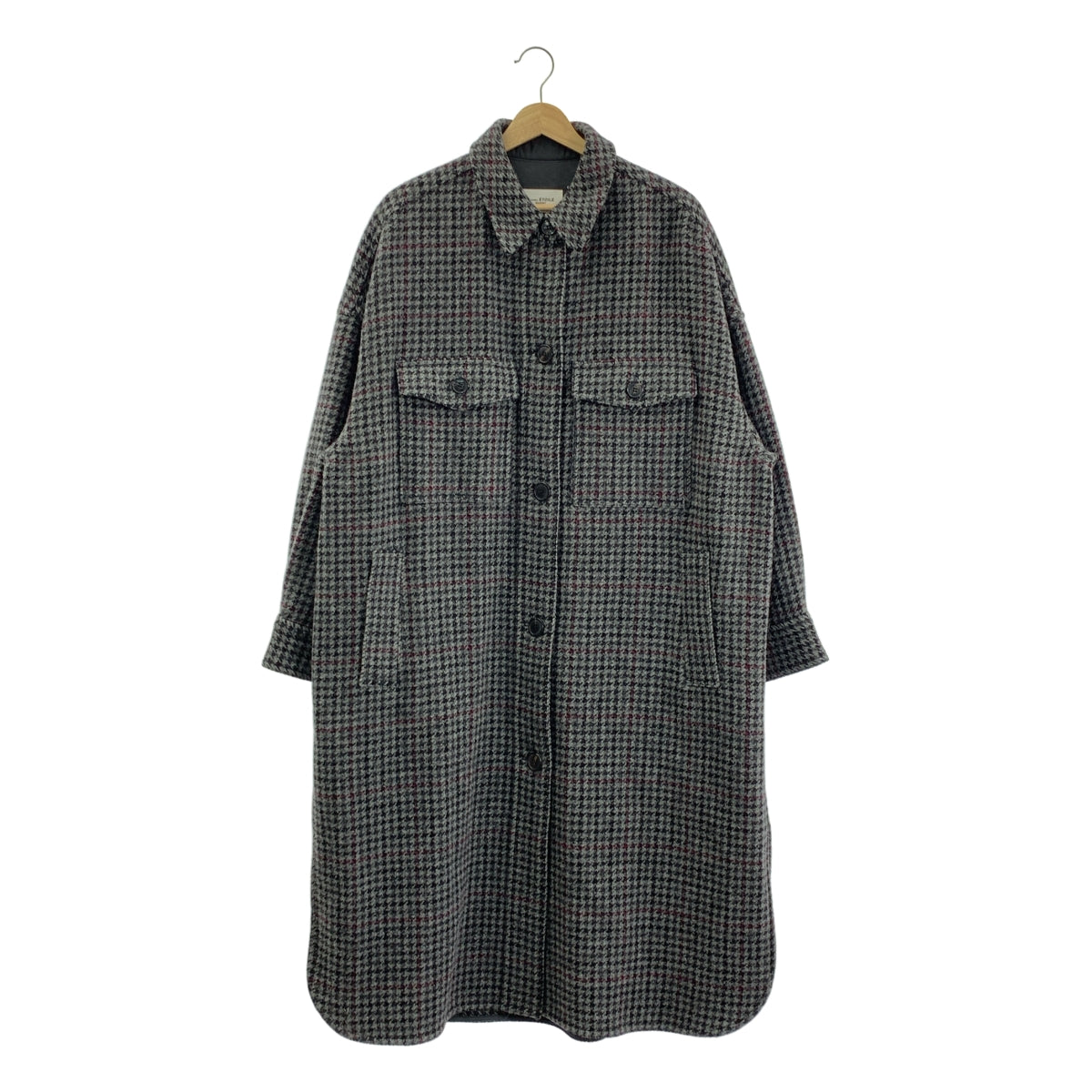 ISABEL MARANT ETOILE / イザベルマランエトワール | ウール シングル オーバー コート | S | レディース