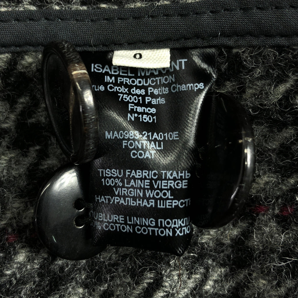 ISABEL MARANT ETOILE / 이자벨 마랑에트월 | 울 싱글 오버코트 | S |