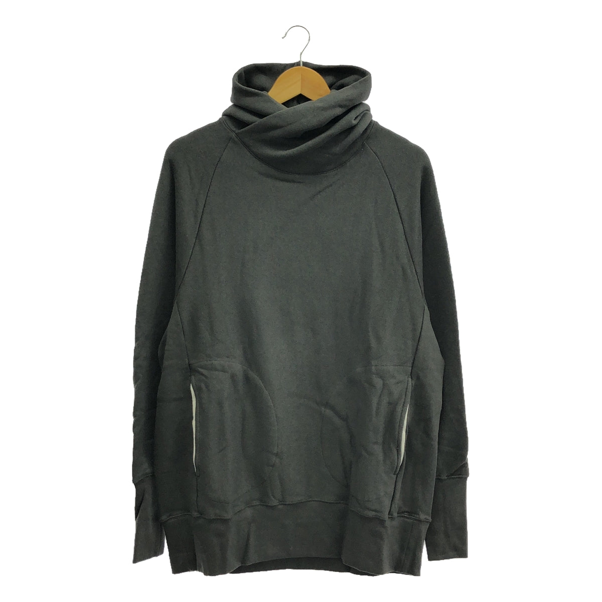 [New] prasthana / Prasthana | Cross neck parka | M | Charcoal gray | Men's