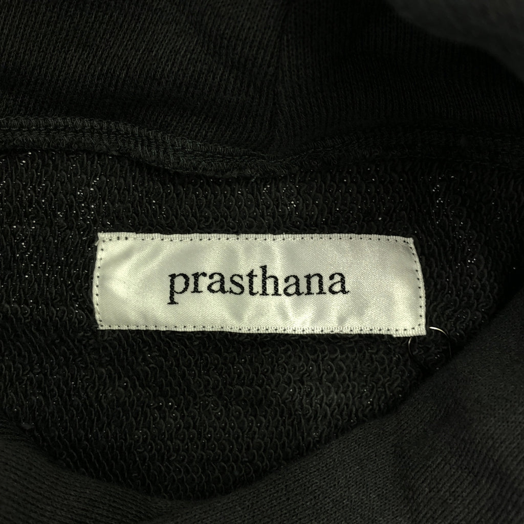 [新] prasthana / Prasthana |交叉領派克大衣 | M |炭灰色 |男士