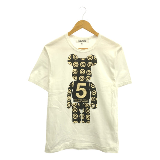 COMME des GARCONS / コムデギャルソン | 2007SS | ×10・CORSO・COMO×MEDICOM TOY ベアブリック プリント Tシャツ | M | ホワイト / ブラック / ベージュ | レディース