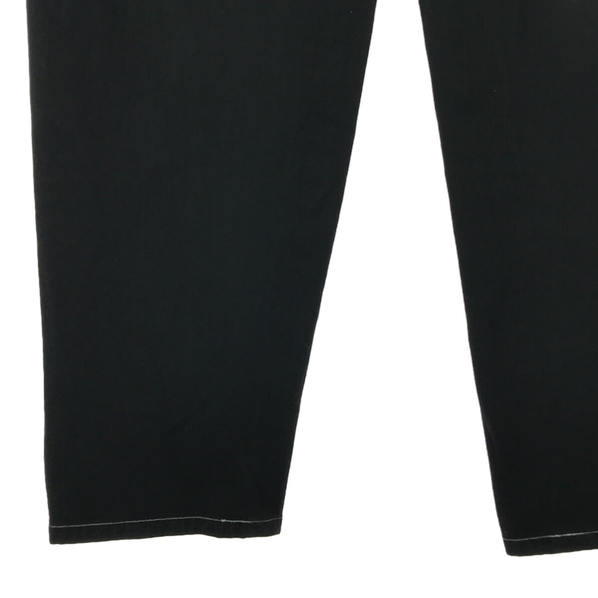 The crooked tailor | Cotton 2-pleat slacks | Black | Men's