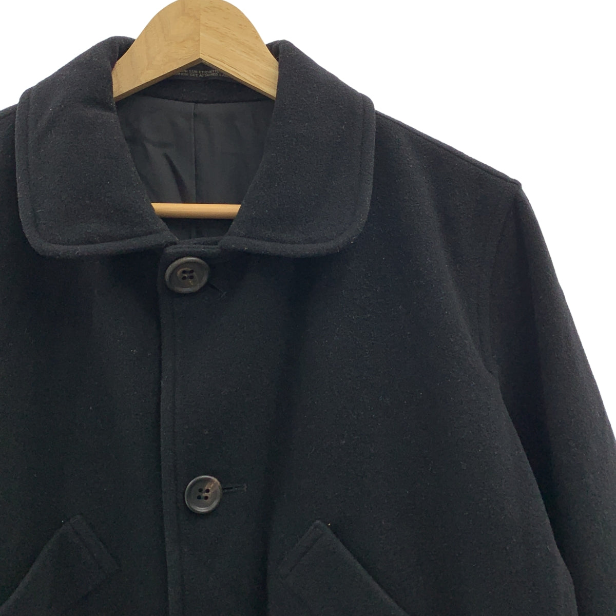 Y's / Y's Yohji Yamamoto | 1996 秋冬系列 | 羊毛圓領大衣 | 3 碼 | 女款