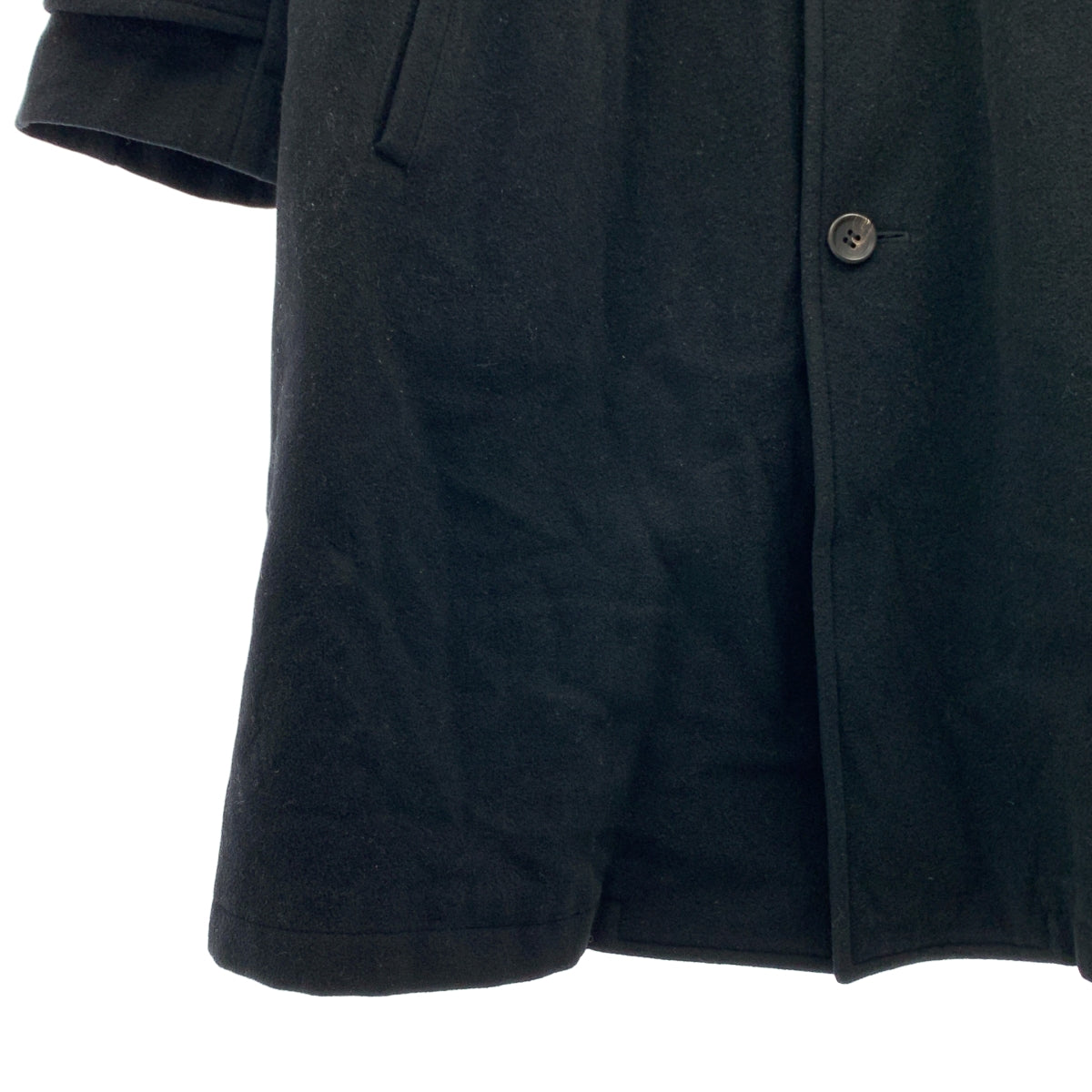 Y's / Y's Yohji Yamamoto | 1996 秋冬系列 | 羊毛圓領大衣 | 3 碼 | 女款