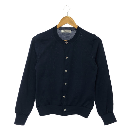 COMME des GARCONS COMME des GARCONS / Comme des | 2019SS | Crew neck knit cardigan | S | Navy | Women's